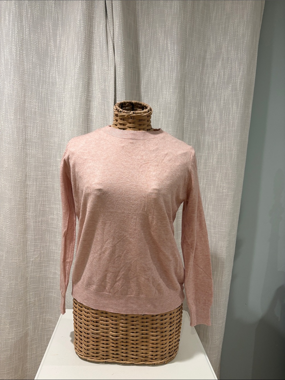 Light Pink Women's Crewneck Sweater